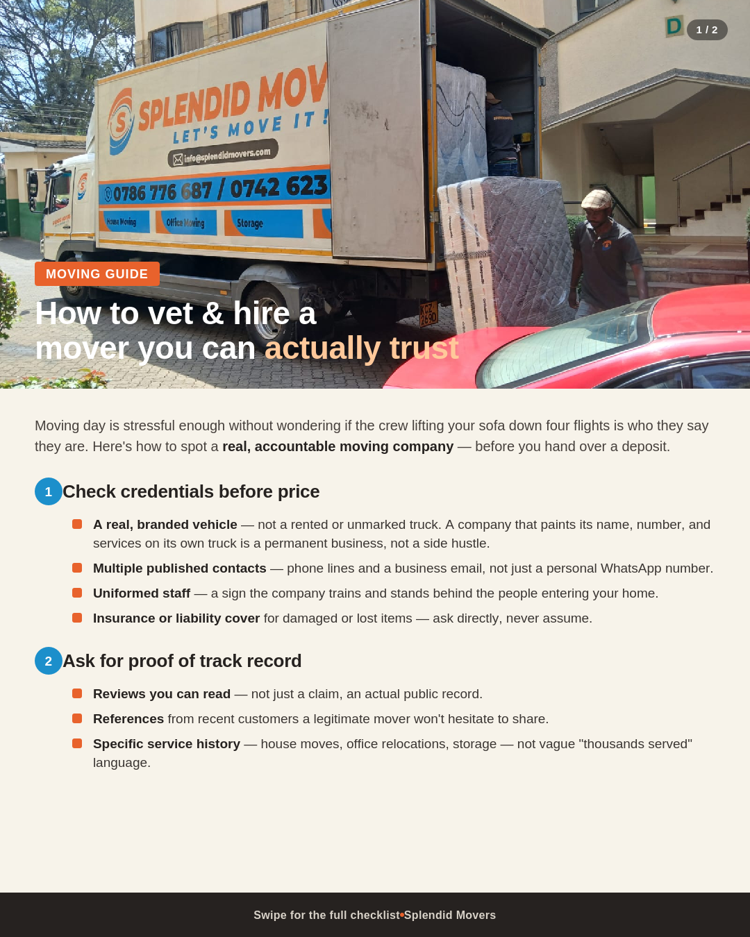 How to vet and hire a mover you can trust